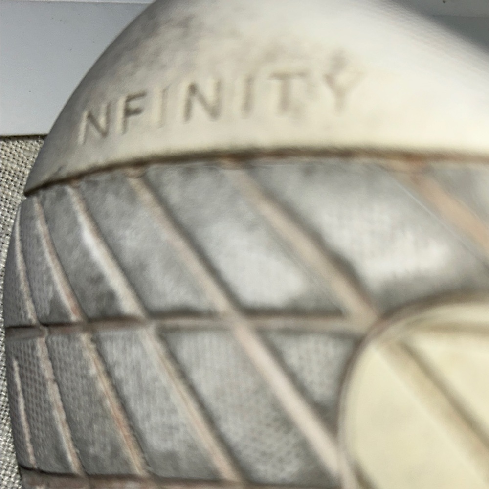 NFINITY White Women's Lace-Up Athletic Sneakers Cheer shoes size 8 - Picture 3 of 10